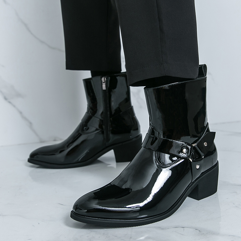 Men Shoes For Wedding - Autumn Brand High Heels Chelsea Men's