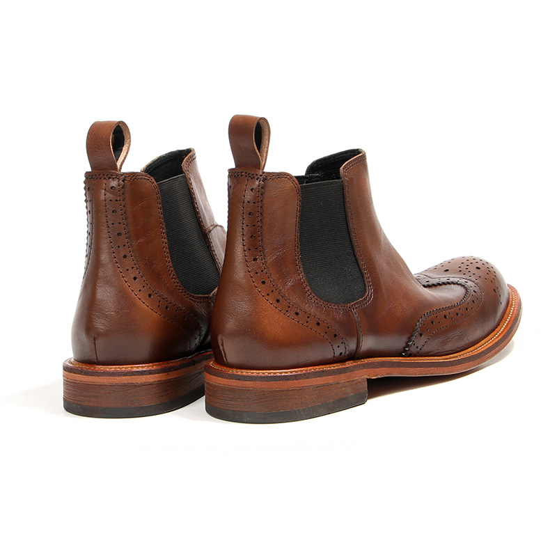 New Handmade Men Vintage Briti - Men Shoes For Wedding 评论和价格