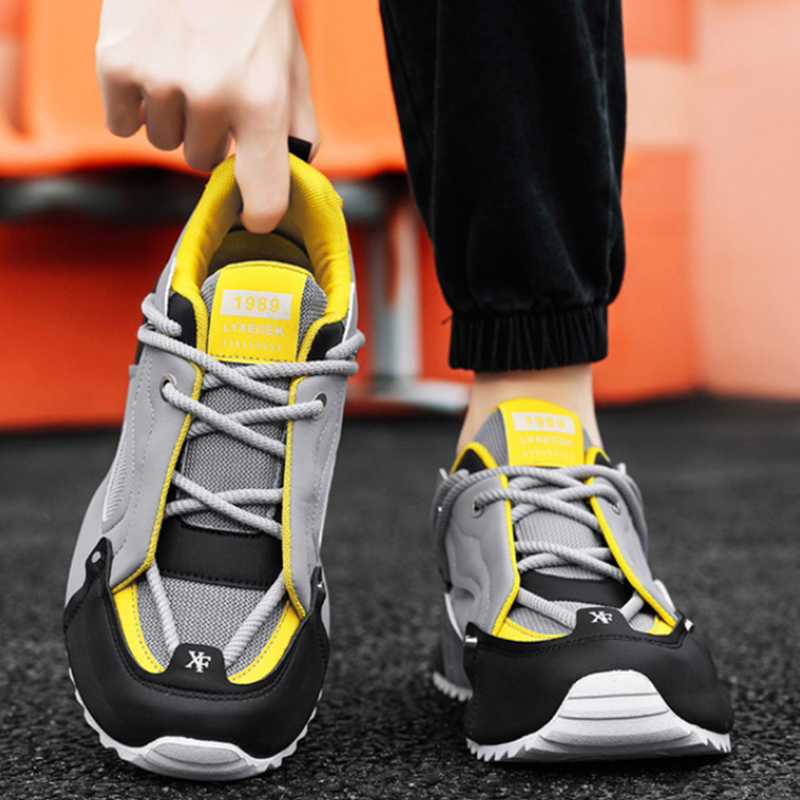 Grey Black And Yellow Chunky D - Men Shoes Yellow 评论和价格