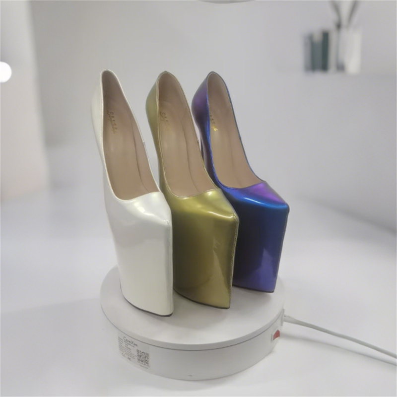 Crossdresser 12 Inches Stilett - Men Shoes For Wedding 评论和价格