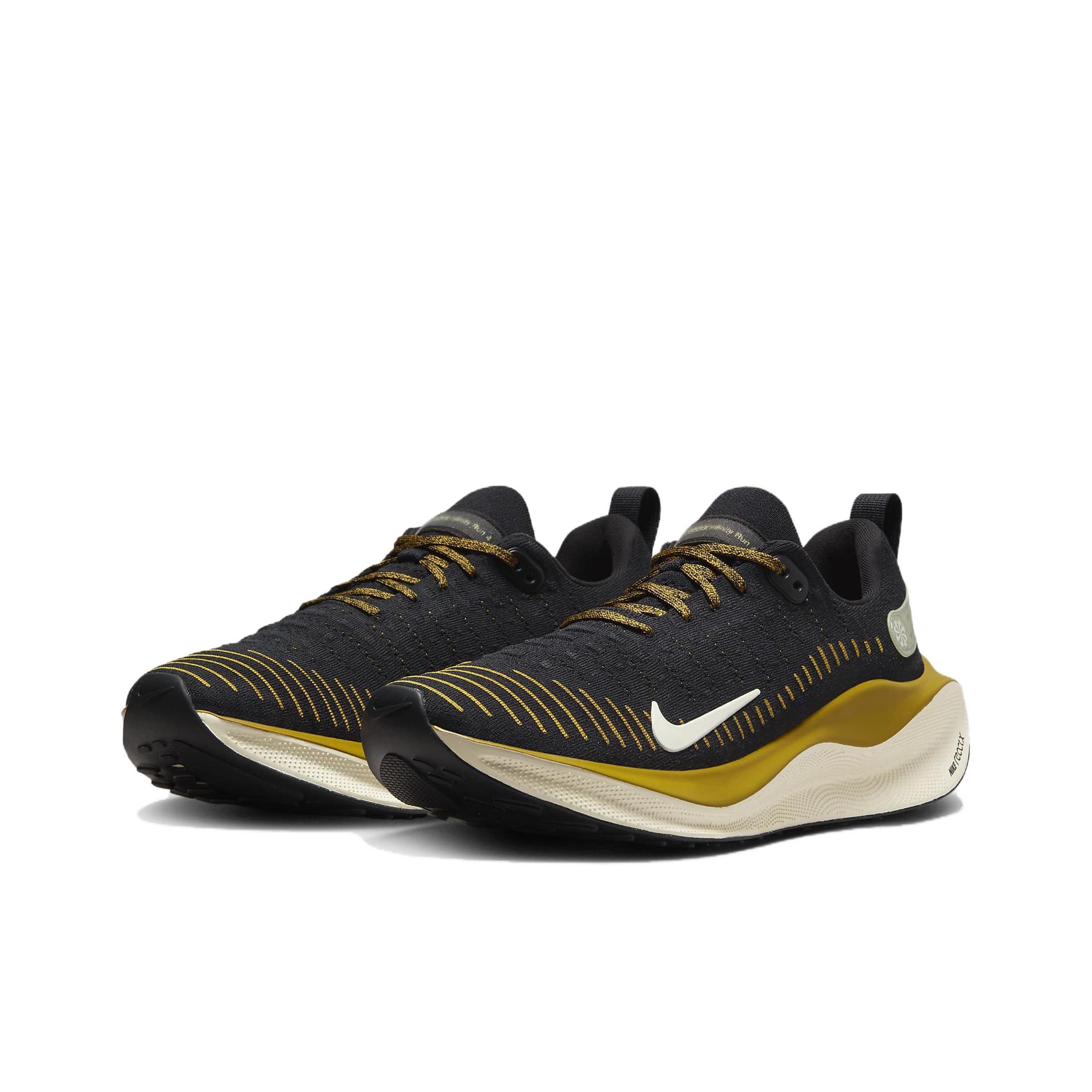 Nike Reactx Infinity 4 Comfort - Men'S Shoes Yellow And Black 评论和价格