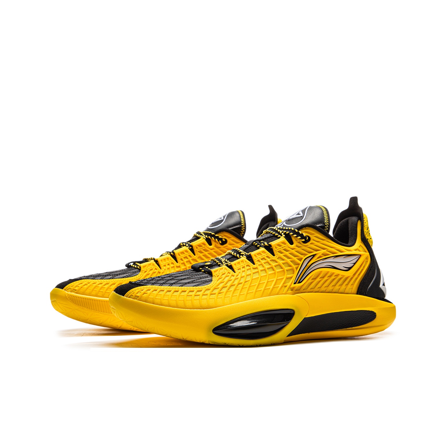 Li Ning JB3 Abrasion Resistant - Men'S Shoes Yellow And Black 评论和价格