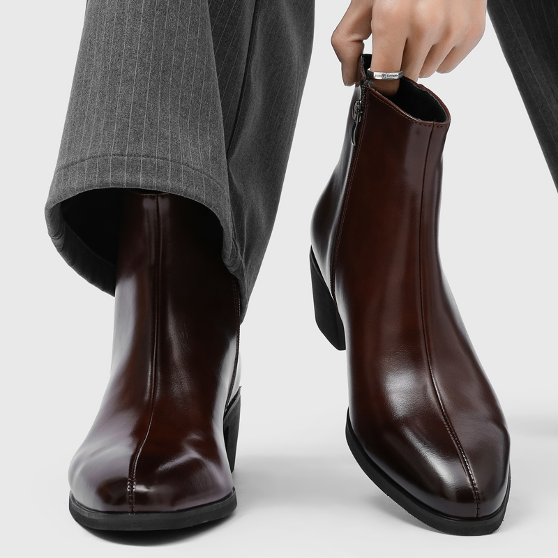 Men Simple and Fashionable Hig - Shoes Heels Men 评论和价格