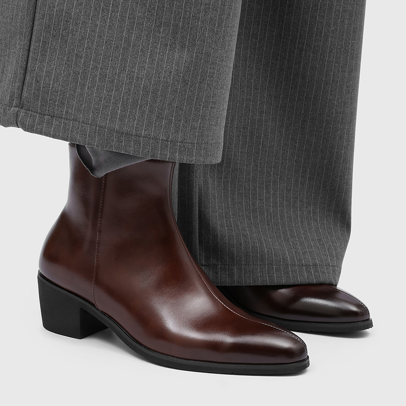 Men Simple and Fashionable Hig - Shoes Heels Men 评论和价格