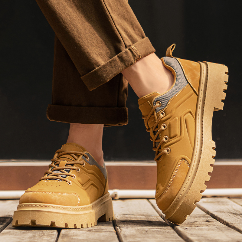 2025 Men's Autumn New Fashion  - Men Shoes Yellow 评论和价格