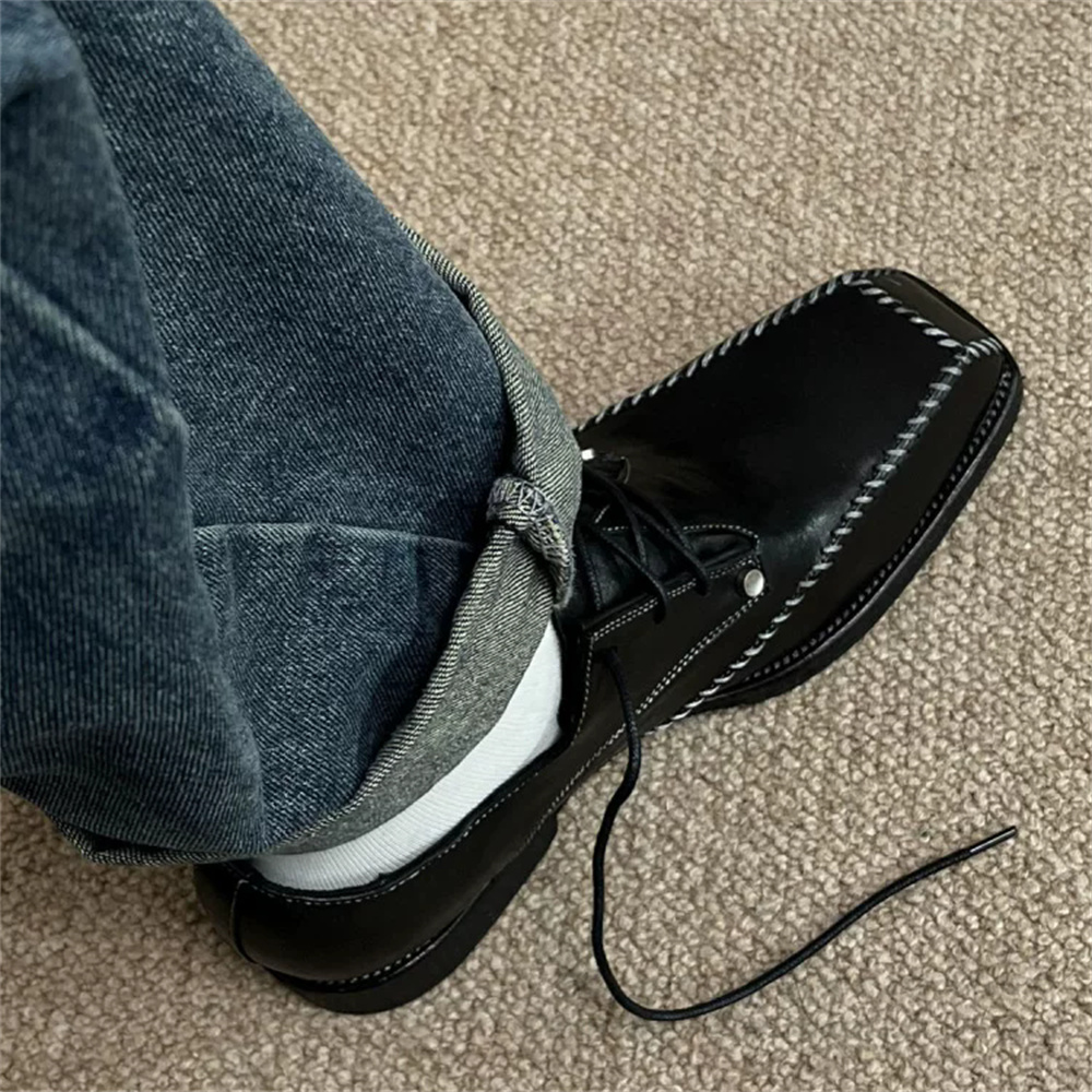 Derby Shoes for Men British St - Men Shoes For Wedding 评论和价格