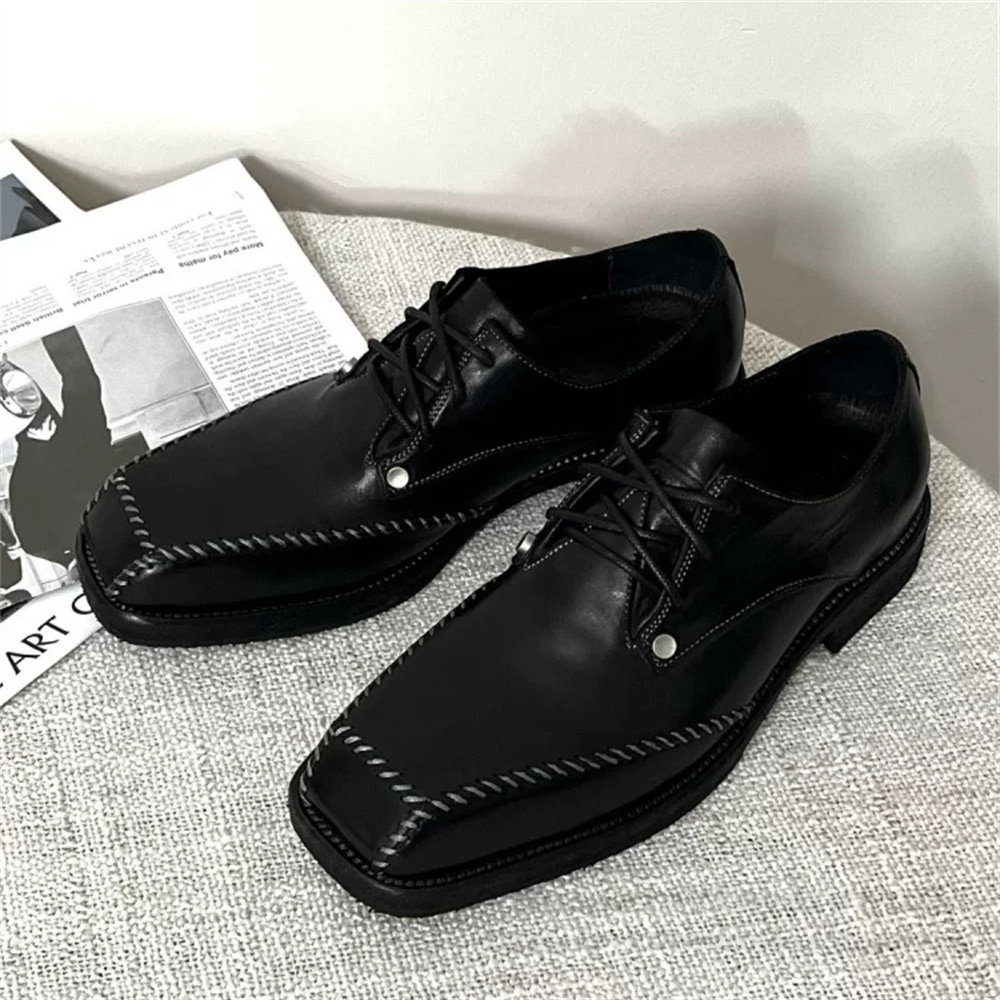 Derby Shoes for Men British St - Men Shoes For Wedding 评论和价格