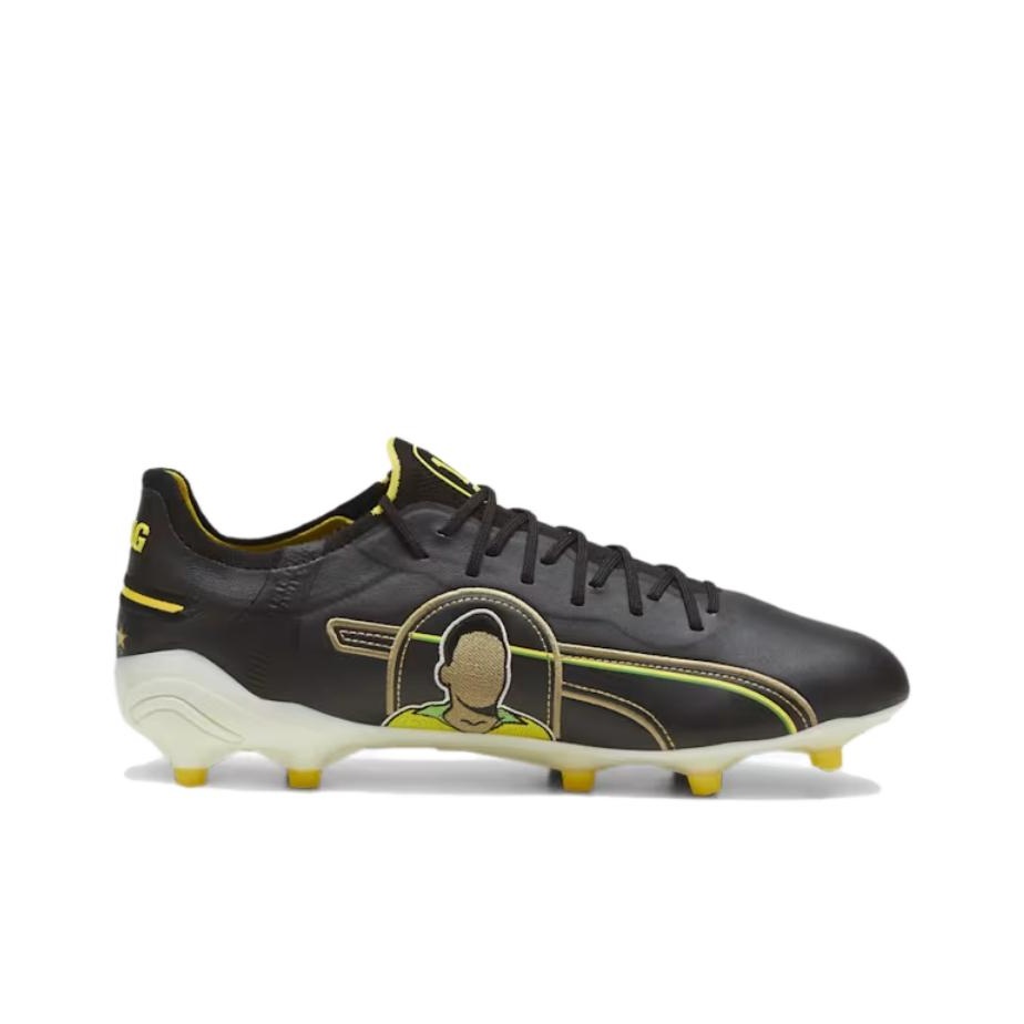 PUMA King Ultimate Soccer Shoe - Men'S Shoes Yellow And Black 评论和价格
