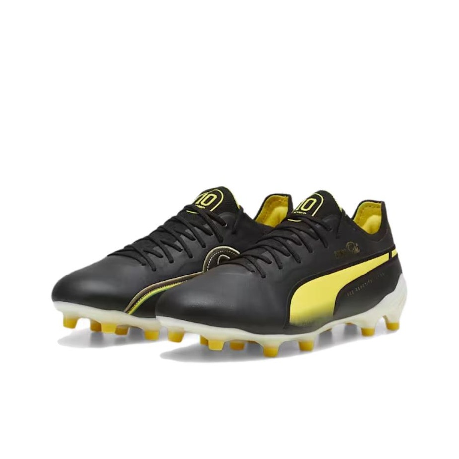 PUMA King Ultimate Soccer Shoe - Men'S Shoes Yellow And Black 评论和价格