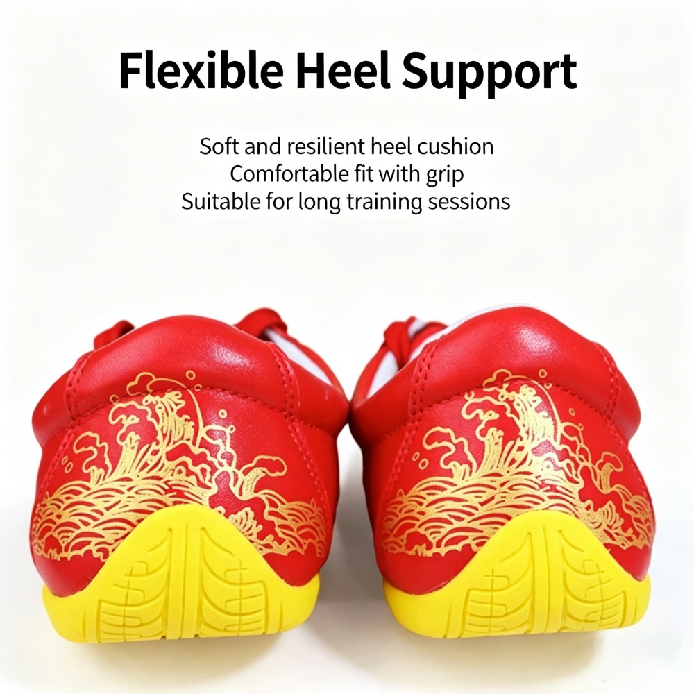 Genuine Leather Tai Chi Shoes  - Men Shoes Yellow 评论和价格