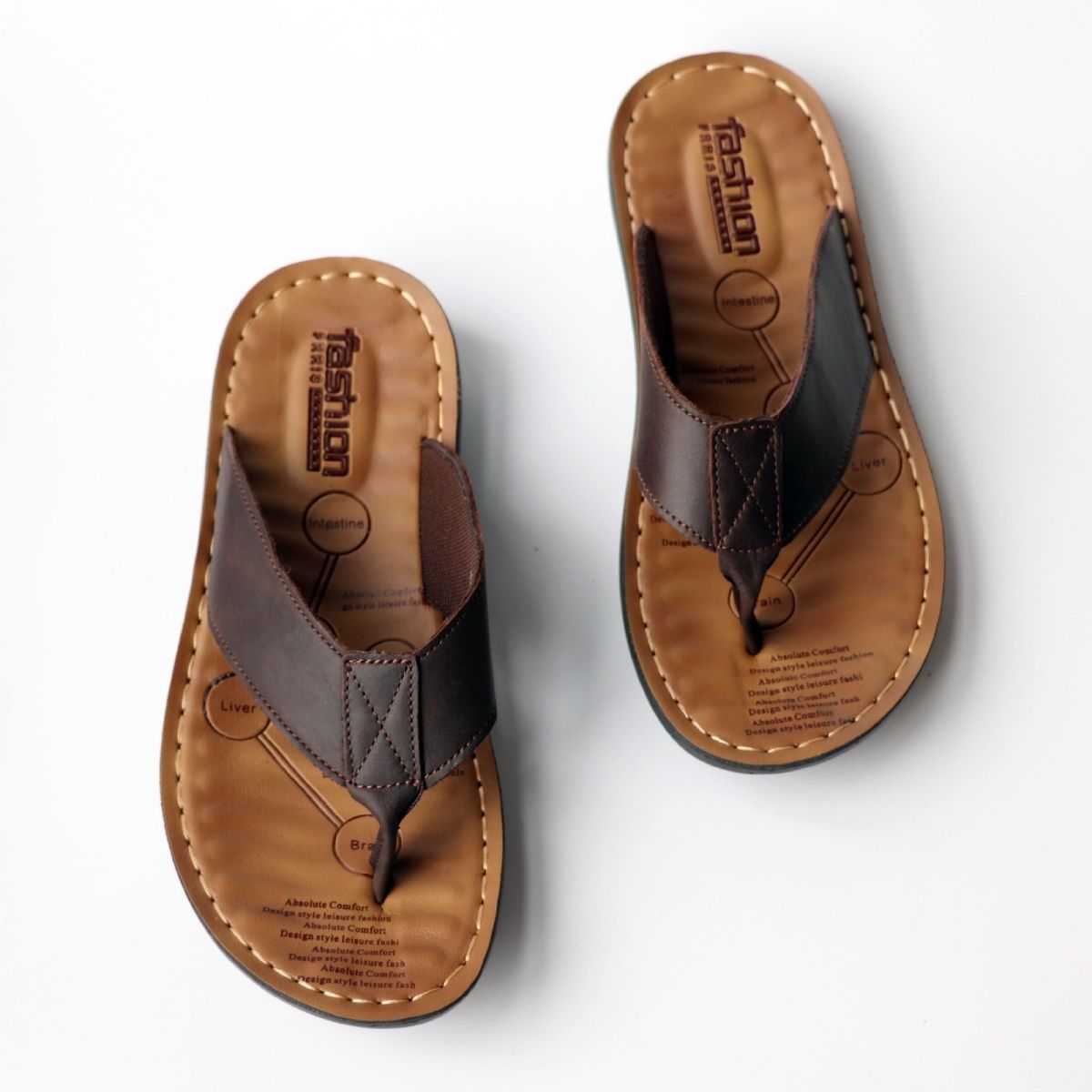 Summer Shoes Men Slippers Genu - Flip Flop Beach Men 评论和价格