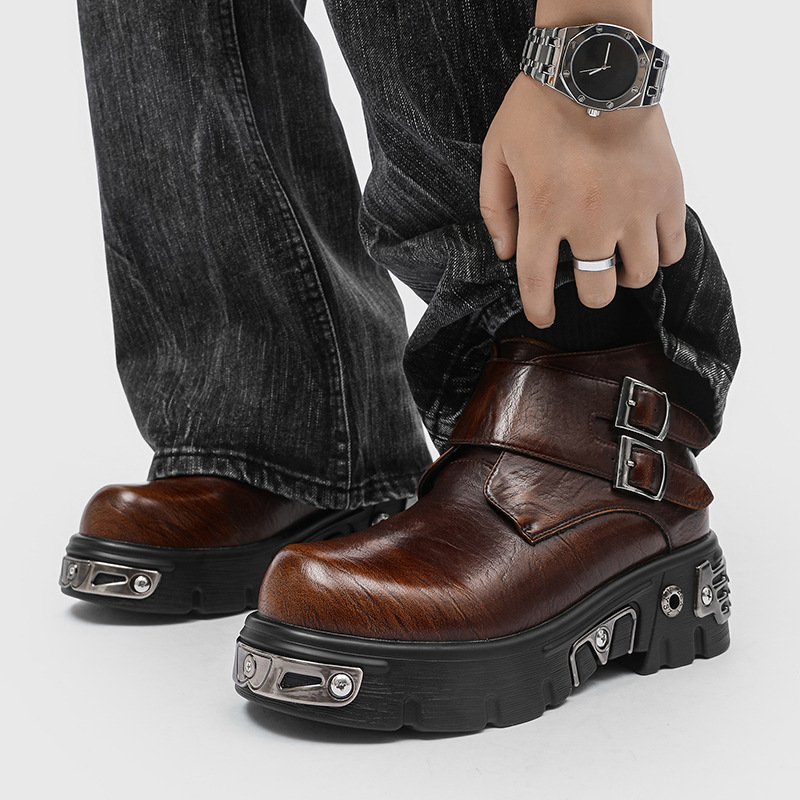 large size men fashion punk go - Men Shoes Trends 评论和价格
