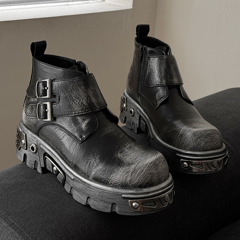 large size men fashion punk go - Men Shoes Trends 评论和价格