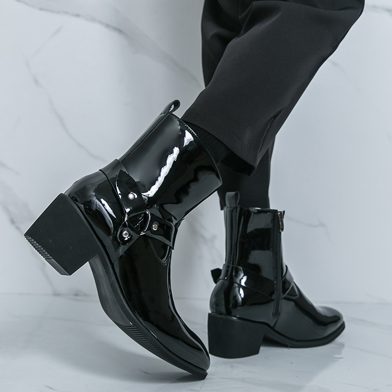 Autumn Brand High Heels Chelse - Men Shoes For Wedding 评论和价格
