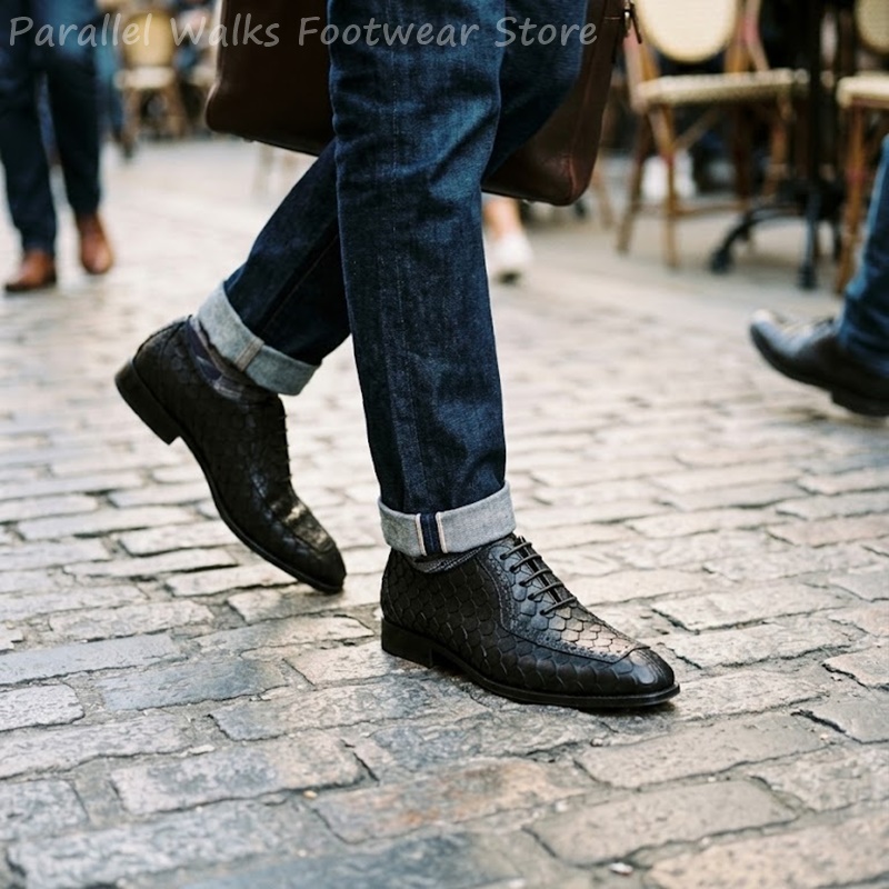 Sartorial Men Oxfords Fish Sca - Men Shoes For Wedding 评论和价格