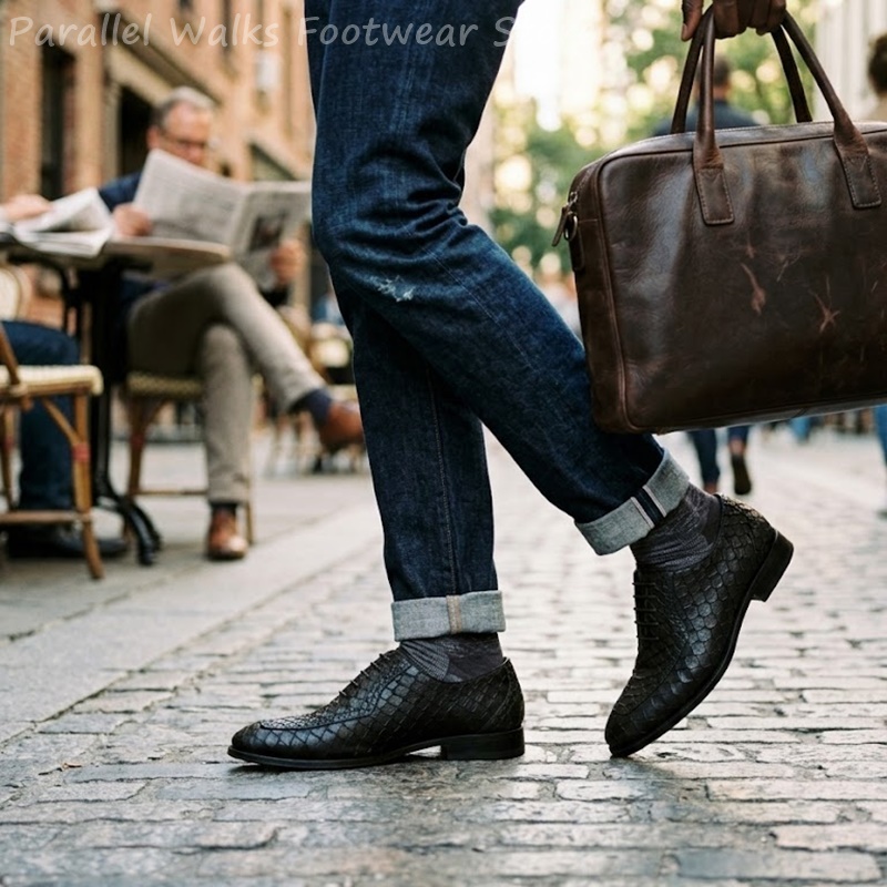 Sartorial Men Oxfords Fish Sca - Men Shoes For Wedding 评论和价格