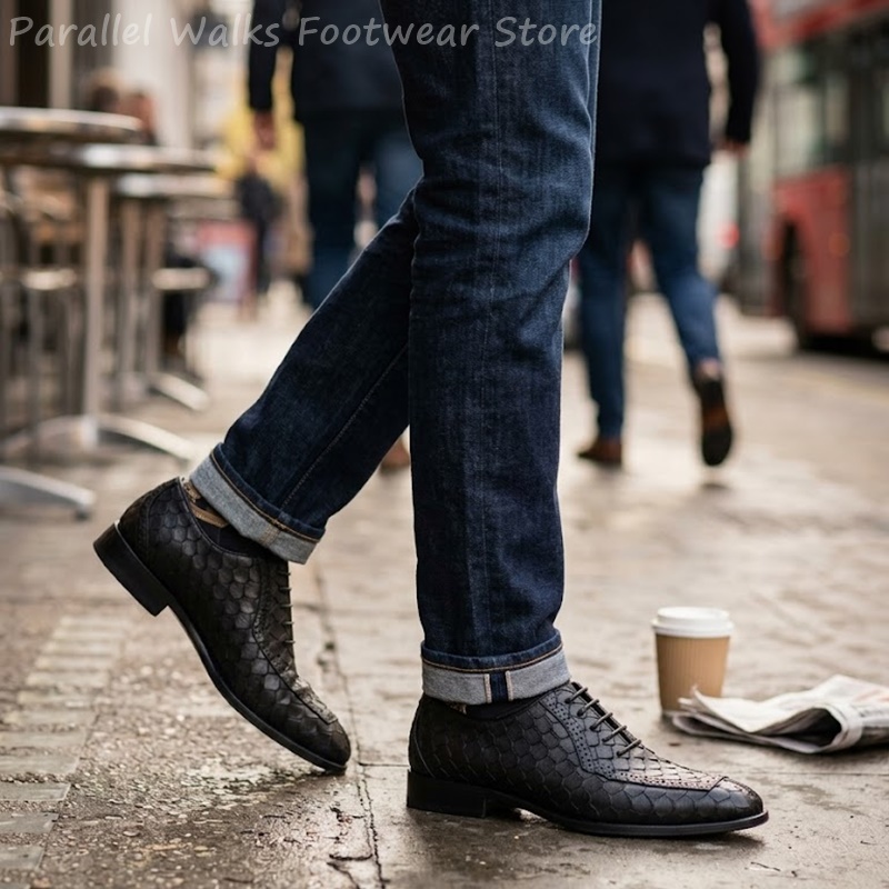 Sartorial Men Oxfords Fish Sca - Men Shoes For Wedding 评论和价格