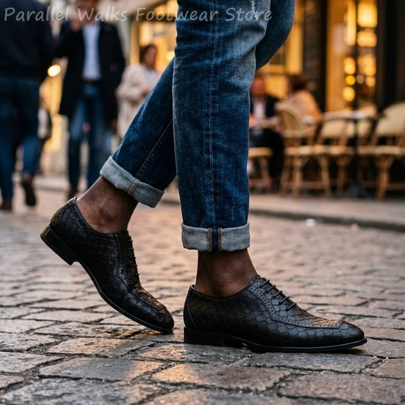 Sartorial Men Oxfords Fish Sca - Men Shoes For Wedding 评论和价格